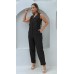 470192 - Conjunto de Alfaiataria Ramany Colete / Calça :: Preto